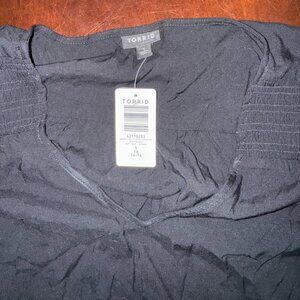 Challis Flutter Sleeve Blouse